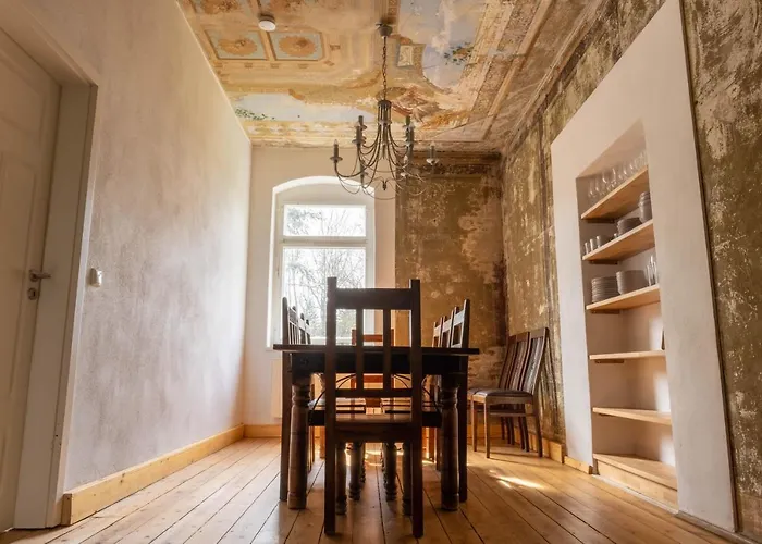 شقة Zeitreise: Wohnen Im Herrenhaus Genau Zw. L U. Dd Mugeln